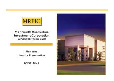 Comment acheter des actions de Monmouth Real Estate Investment Corporation (MNR). Tutoriel