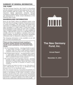 Vous souhaitez acheter des actions de The New Germany Fund (GF) - Pas à pas